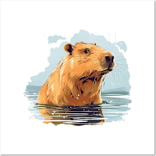 capybara Posters and Art